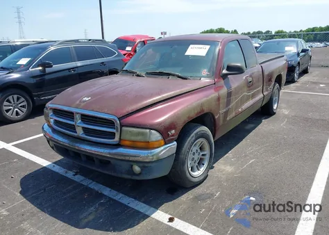 2000 Dodge Dakota Slt/Sport из США, поврежденный, VIN 1B7GL22X9YS682436
